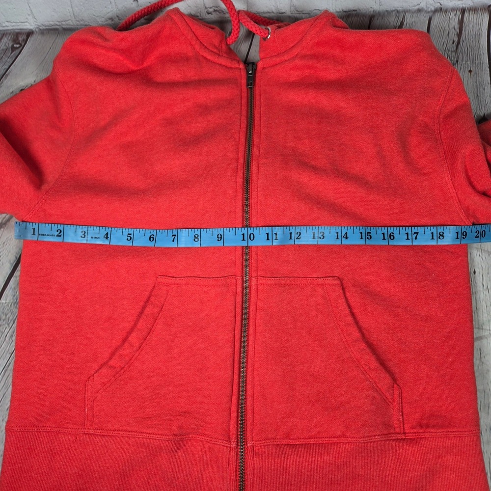 Cabi Deluxe Cropped Zip Up Hoodie Pom Pom Drawstrings Balloon Sleeve Size S 5657 - Picture 9 of 10